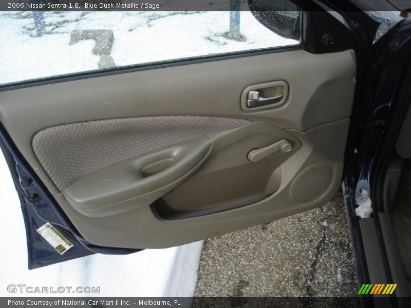 Blue Dusk Metallic / Sage 2006 Nissan Sentra 1.8
