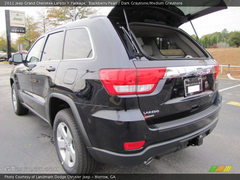 Blackberry Pearl / Dark Graystone/Medium Graystone 2011 Jeep Grand Cherokee Laredo X Package