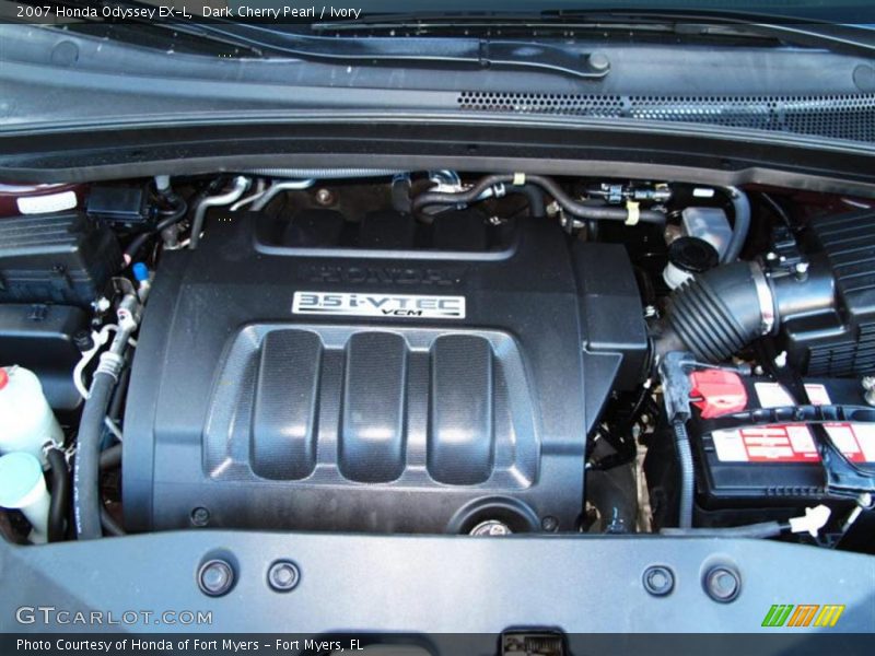 Dark Cherry Pearl / Ivory 2007 Honda Odyssey EX-L
