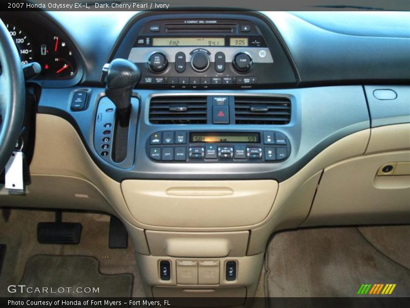 Dark Cherry Pearl / Ivory 2007 Honda Odyssey EX-L