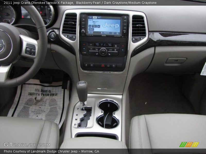 Dashboard of 2011 Grand Cherokee Laredo X Package