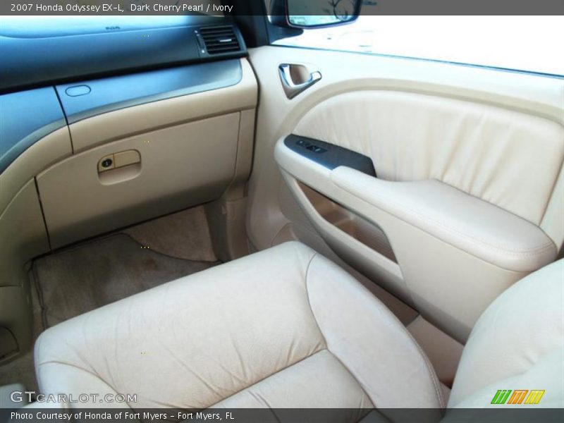 Dark Cherry Pearl / Ivory 2007 Honda Odyssey EX-L