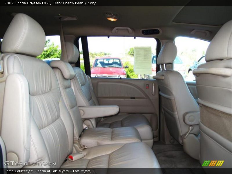 Dark Cherry Pearl / Ivory 2007 Honda Odyssey EX-L