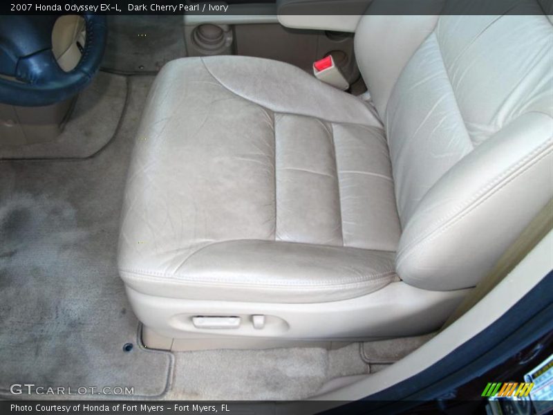 Dark Cherry Pearl / Ivory 2007 Honda Odyssey EX-L