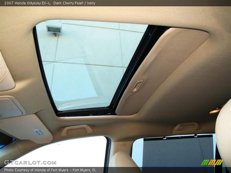 Dark Cherry Pearl / Ivory 2007 Honda Odyssey EX-L