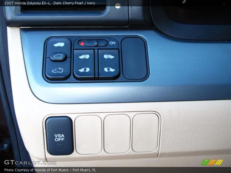 Dark Cherry Pearl / Ivory 2007 Honda Odyssey EX-L