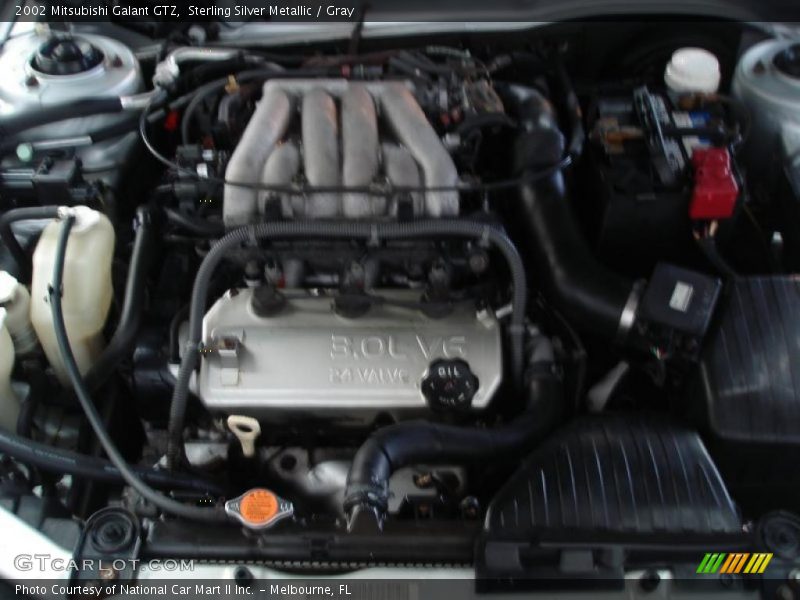 Sterling Silver Metallic / Gray 2002 Mitsubishi Galant GTZ