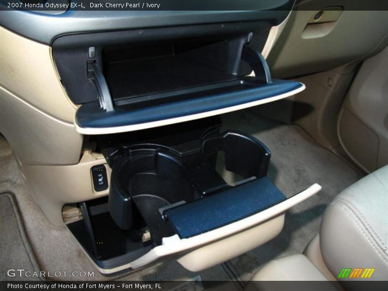 Dark Cherry Pearl / Ivory 2007 Honda Odyssey EX-L