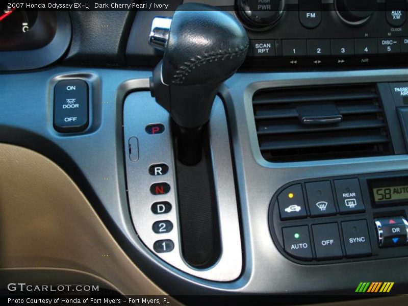 Dark Cherry Pearl / Ivory 2007 Honda Odyssey EX-L