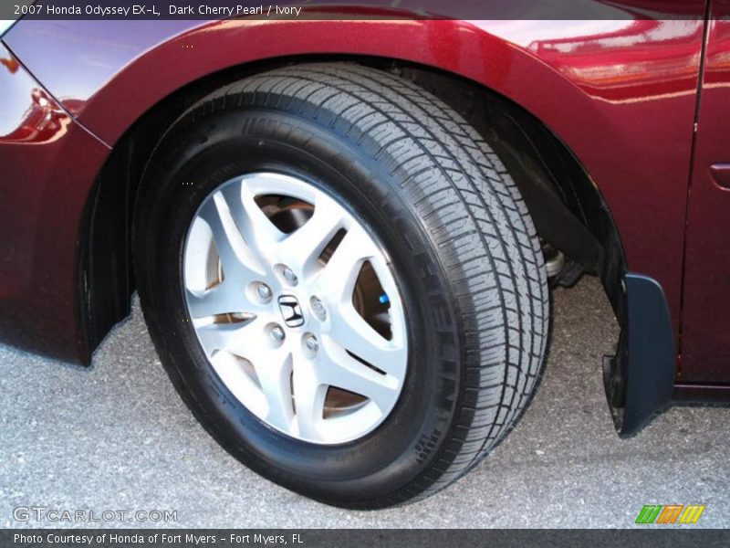 Dark Cherry Pearl / Ivory 2007 Honda Odyssey EX-L