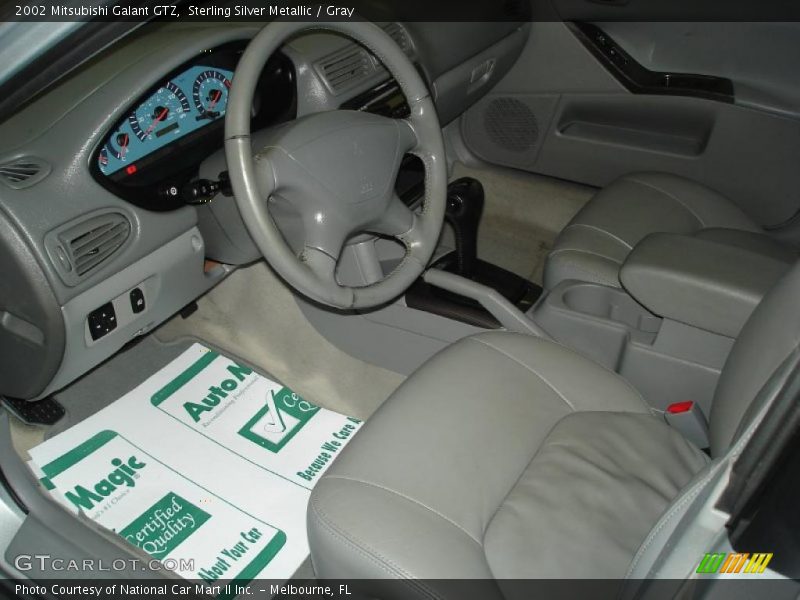 Sterling Silver Metallic / Gray 2002 Mitsubishi Galant GTZ