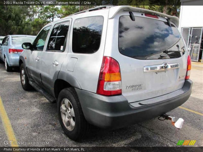 Platinum Metallic / Gray 2001 Mazda Tribute DX V6 4WD