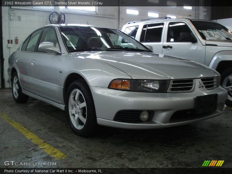 Sterling Silver Metallic / Gray 2002 Mitsubishi Galant GTZ