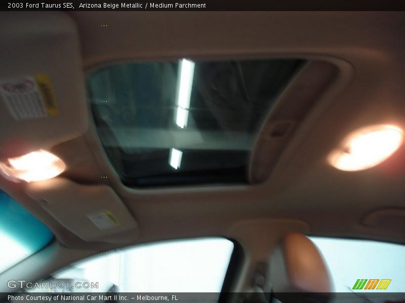 Arizona Beige Metallic / Medium Parchment 2003 Ford Taurus SES