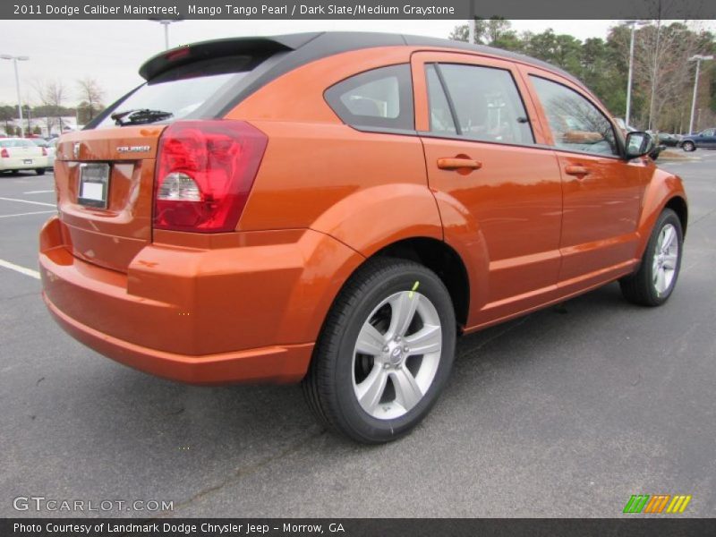 Mango Tango Pearl / Dark Slate/Medium Graystone 2011 Dodge Caliber Mainstreet