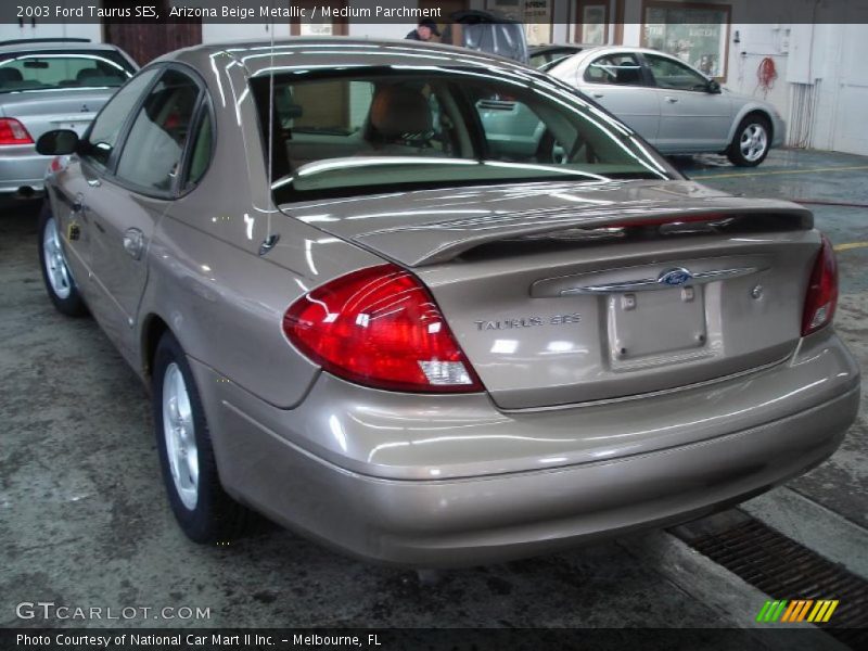 Arizona Beige Metallic / Medium Parchment 2003 Ford Taurus SES