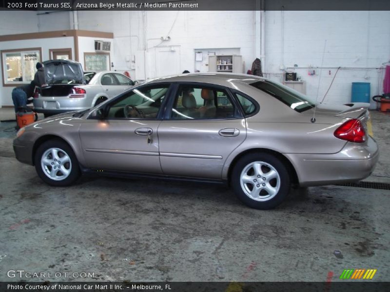 Arizona Beige Metallic / Medium Parchment 2003 Ford Taurus SES