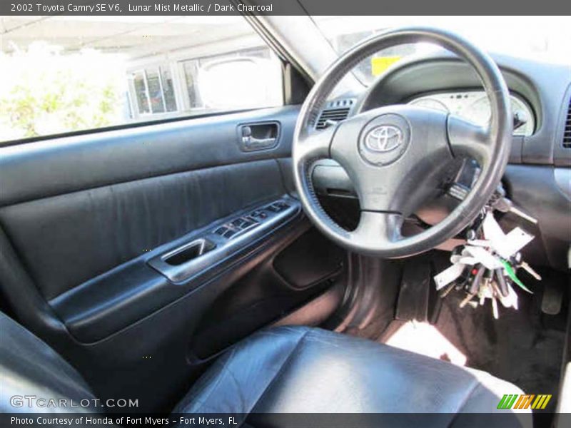 Lunar Mist Metallic / Dark Charcoal 2002 Toyota Camry SE V6