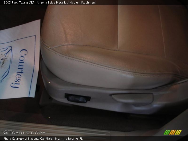 Arizona Beige Metallic / Medium Parchment 2003 Ford Taurus SES