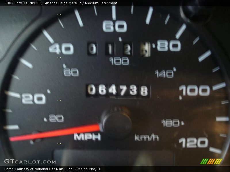 Arizona Beige Metallic / Medium Parchment 2003 Ford Taurus SES