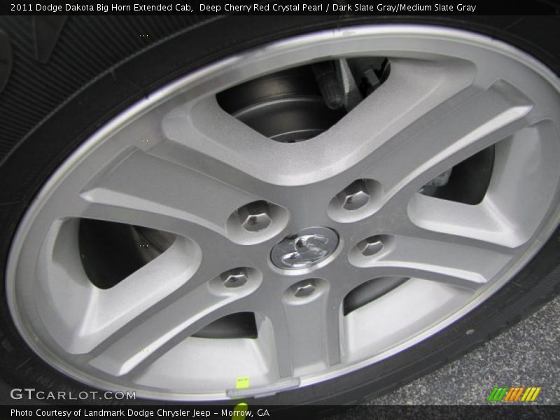 Deep Cherry Red Crystal Pearl / Dark Slate Gray/Medium Slate Gray 2011 Dodge Dakota Big Horn Extended Cab