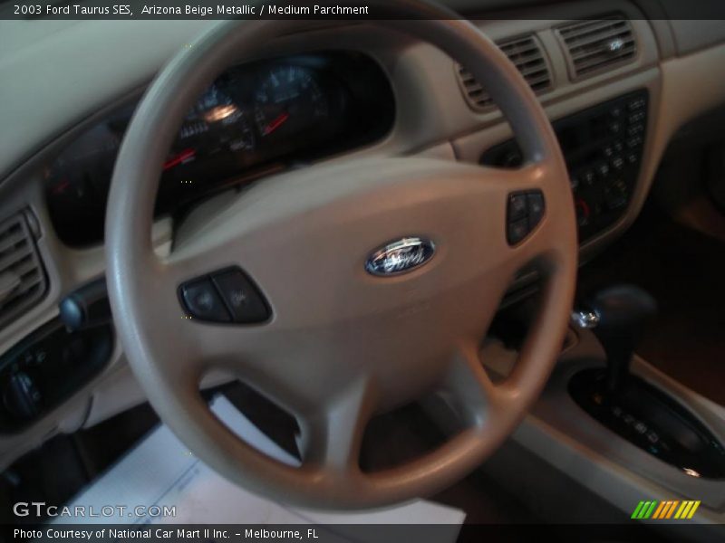 Arizona Beige Metallic / Medium Parchment 2003 Ford Taurus SES