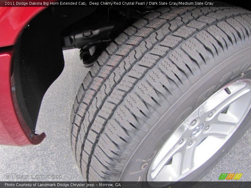 Deep Cherry Red Crystal Pearl / Dark Slate Gray/Medium Slate Gray 2011 Dodge Dakota Big Horn Extended Cab