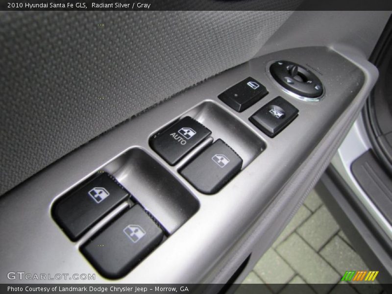 Radiant Silver / Gray 2010 Hyundai Santa Fe GLS