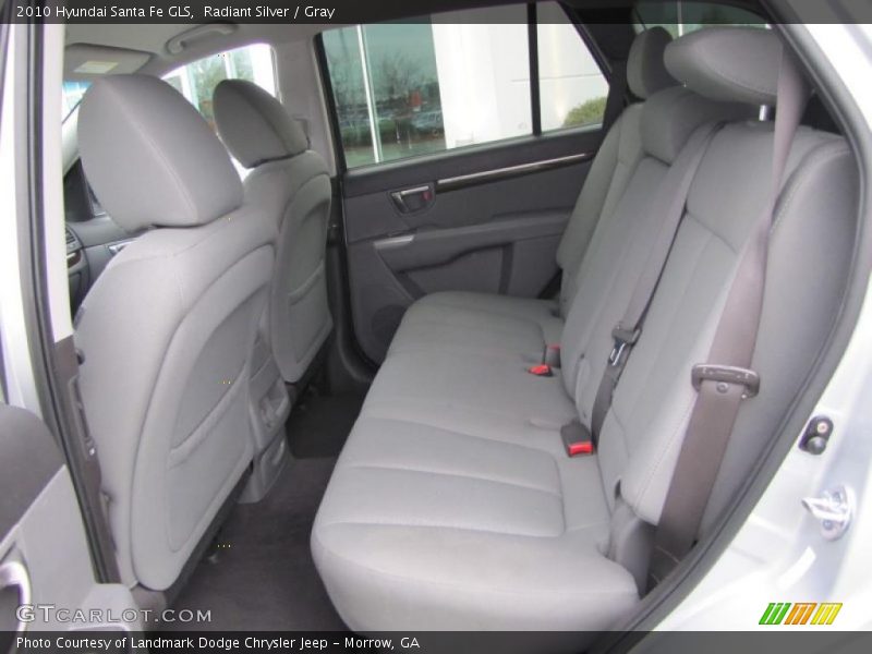 Radiant Silver / Gray 2010 Hyundai Santa Fe GLS