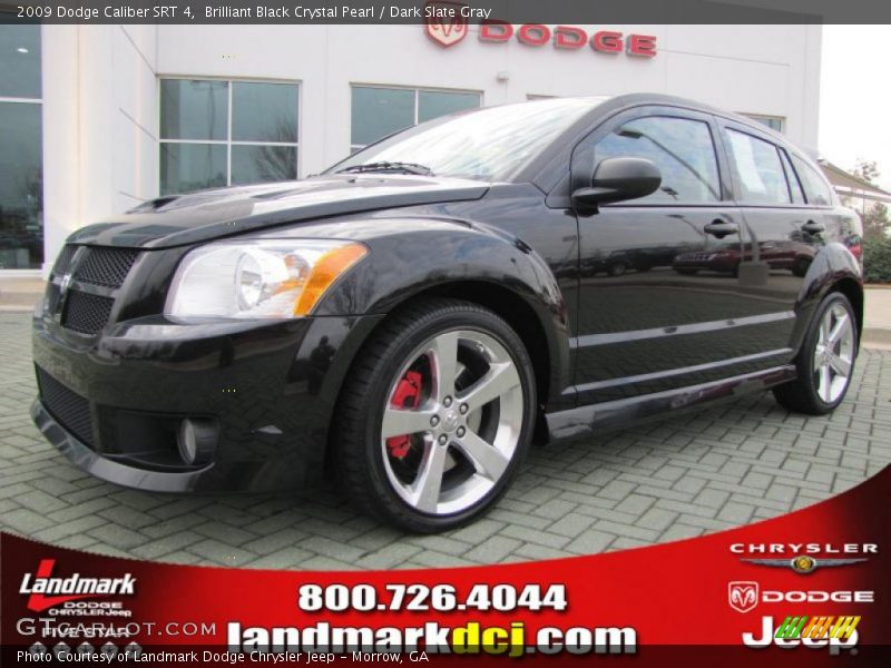 Brilliant Black Crystal Pearl / Dark Slate Gray 2009 Dodge Caliber SRT 4