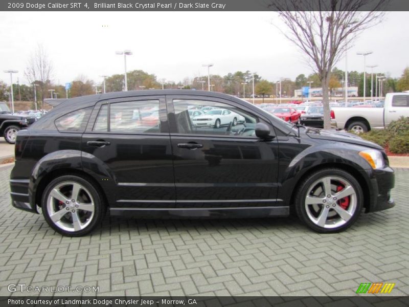 Brilliant Black Crystal Pearl / Dark Slate Gray 2009 Dodge Caliber SRT 4