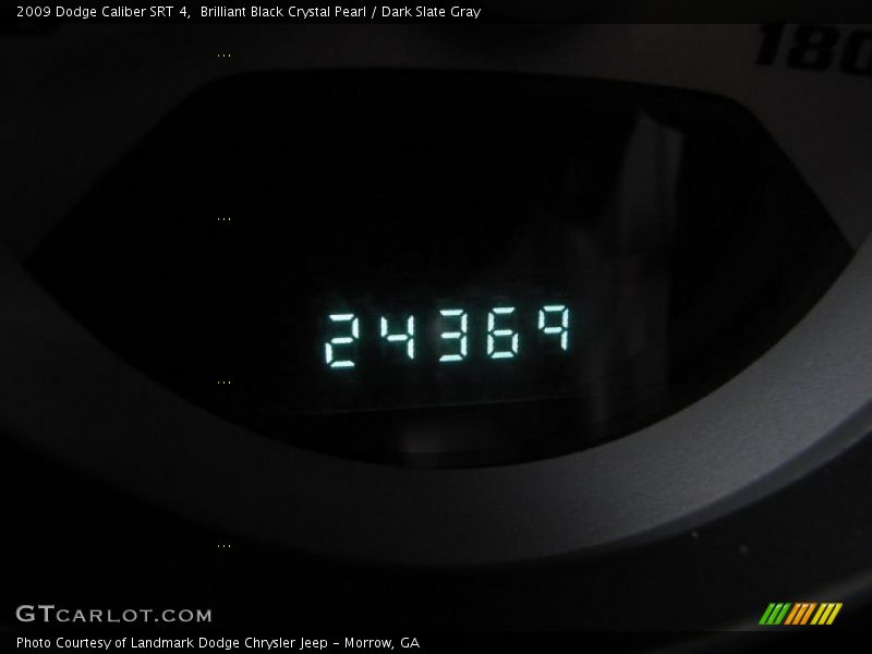 Brilliant Black Crystal Pearl / Dark Slate Gray 2009 Dodge Caliber SRT 4