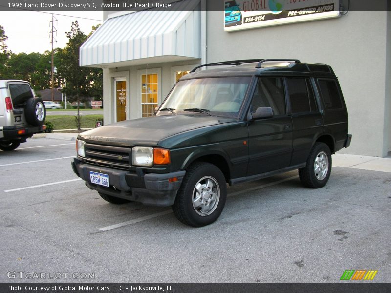 Avalon Blue Pearl / Beige 1996 Land Rover Discovery SD