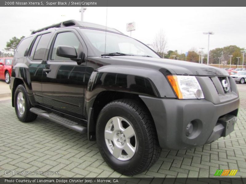 Super Black / Steel/Graphite 2008 Nissan Xterra S