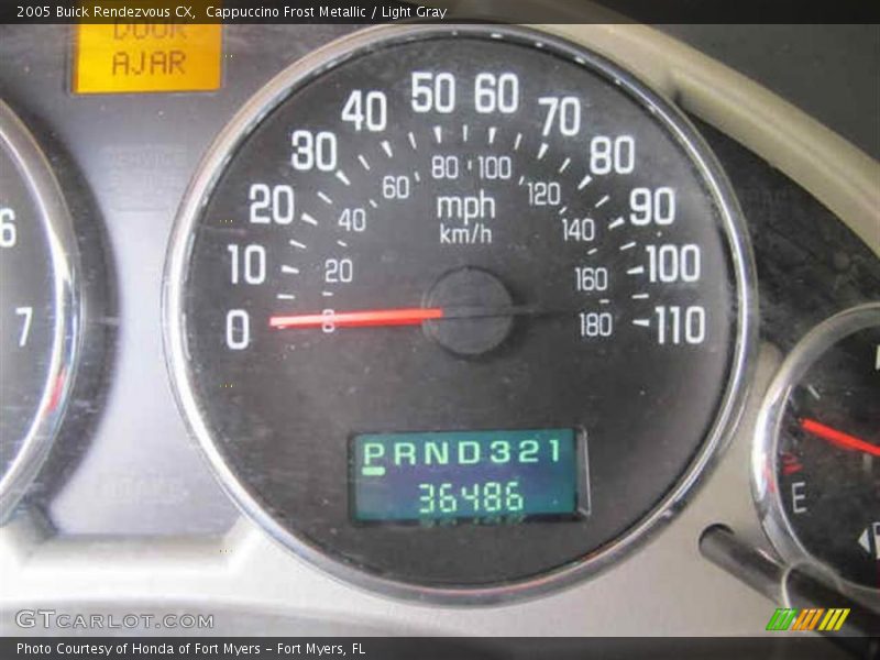 Cappuccino Frost Metallic / Light Gray 2005 Buick Rendezvous CX