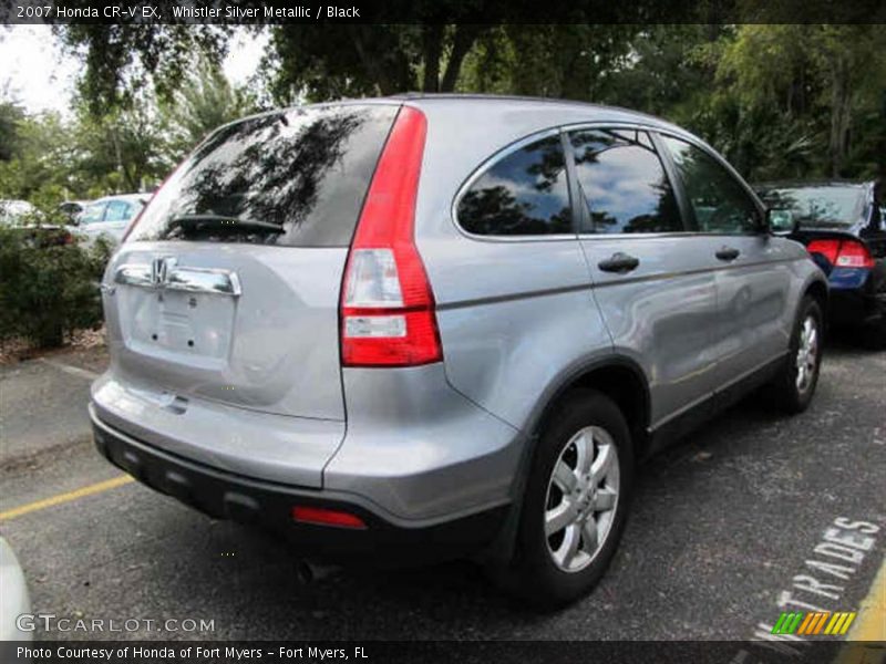 Whistler Silver Metallic / Black 2007 Honda CR-V EX