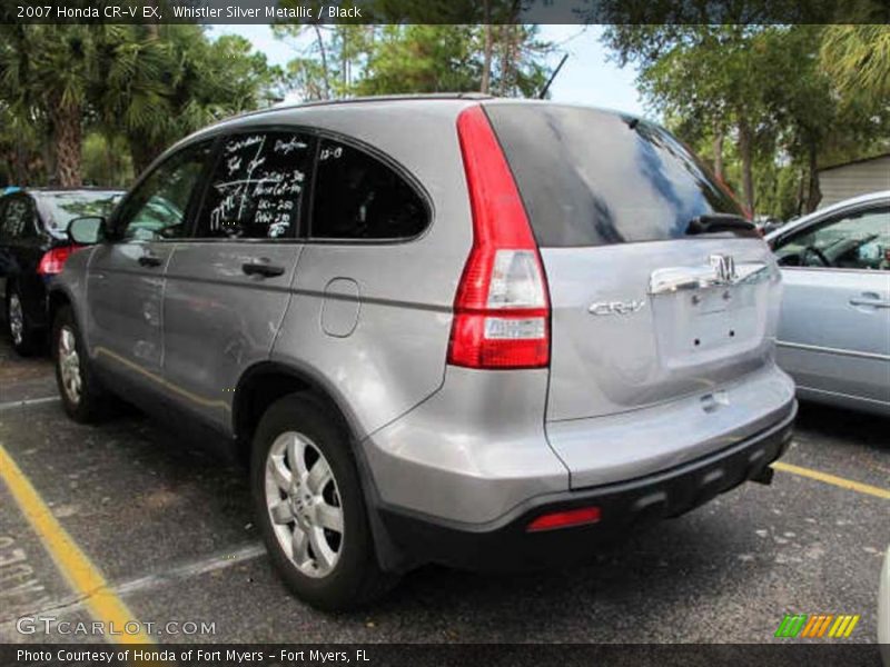 Whistler Silver Metallic / Black 2007 Honda CR-V EX