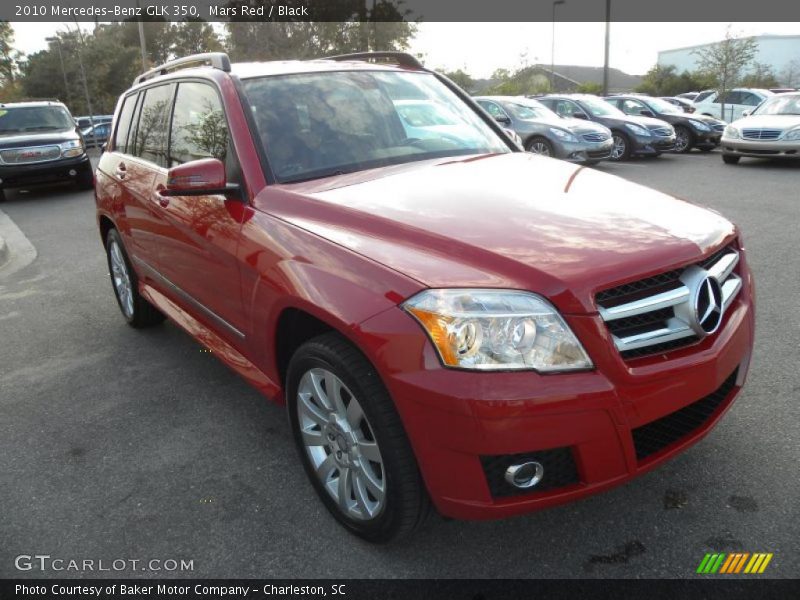 Mars Red / Black 2010 Mercedes-Benz GLK 350