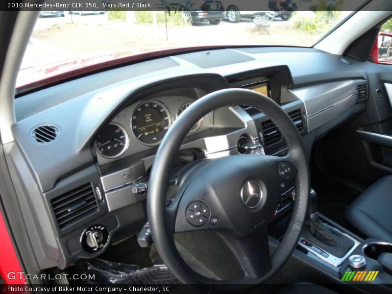 Mars Red / Black 2010 Mercedes-Benz GLK 350