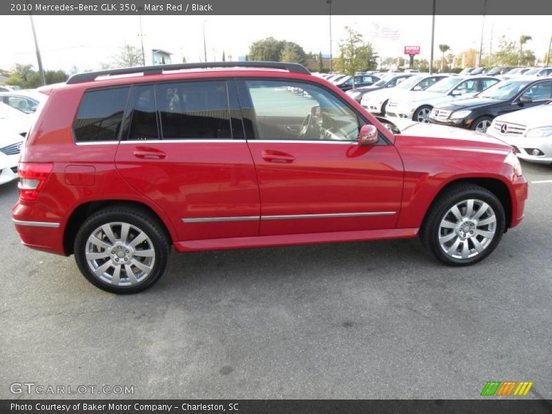 Mars Red / Black 2010 Mercedes-Benz GLK 350