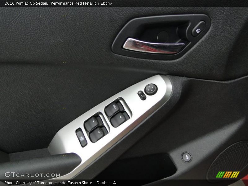 Performance Red Metallic / Ebony 2010 Pontiac G6 Sedan