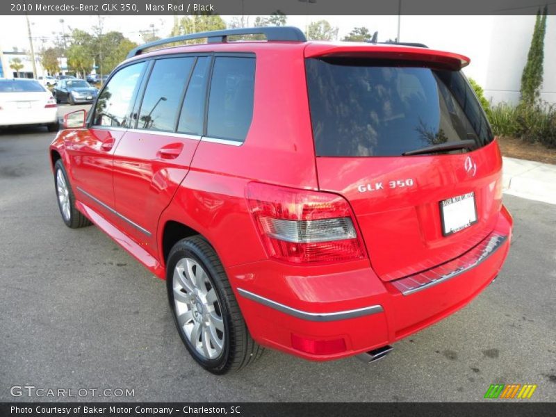 Mars Red / Black 2010 Mercedes-Benz GLK 350