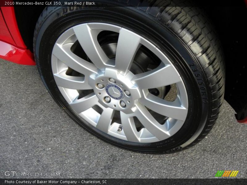 Mars Red / Black 2010 Mercedes-Benz GLK 350