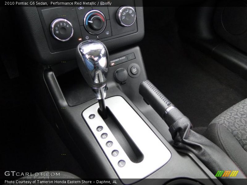 Performance Red Metallic / Ebony 2010 Pontiac G6 Sedan
