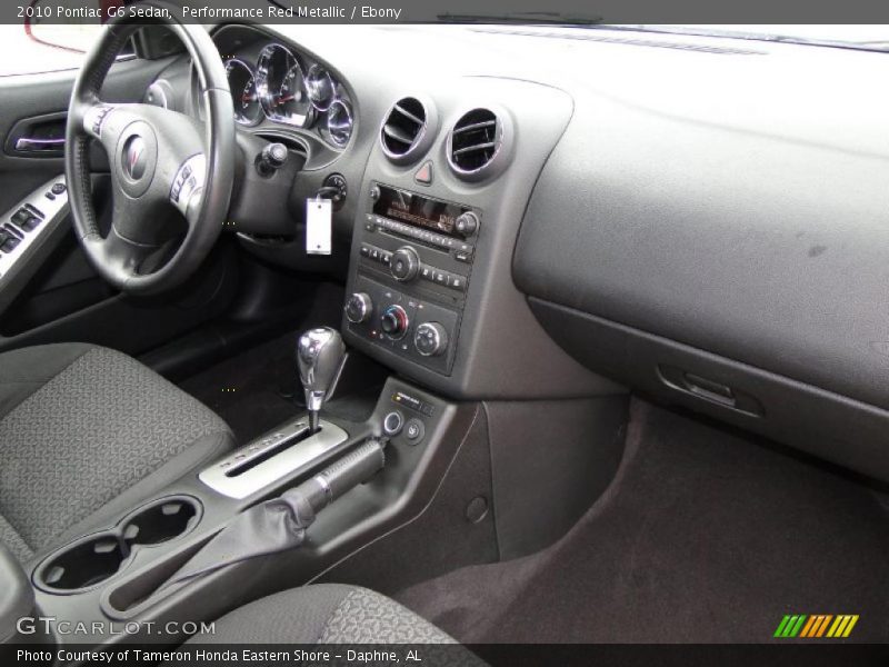 Performance Red Metallic / Ebony 2010 Pontiac G6 Sedan