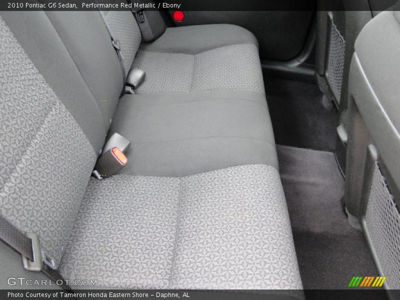 Performance Red Metallic / Ebony 2010 Pontiac G6 Sedan