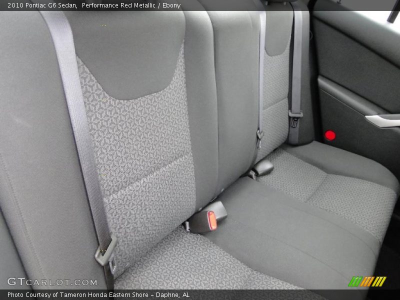 Performance Red Metallic / Ebony 2010 Pontiac G6 Sedan