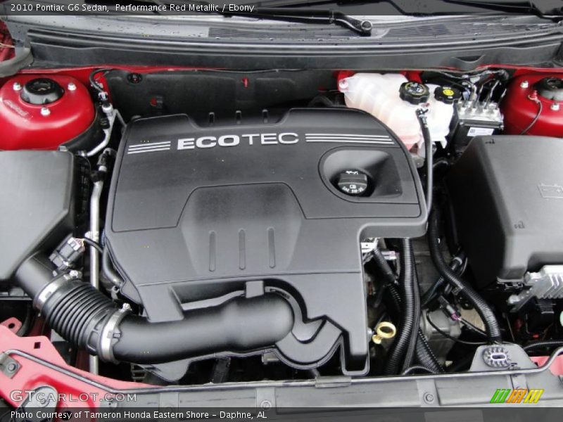 Performance Red Metallic / Ebony 2010 Pontiac G6 Sedan