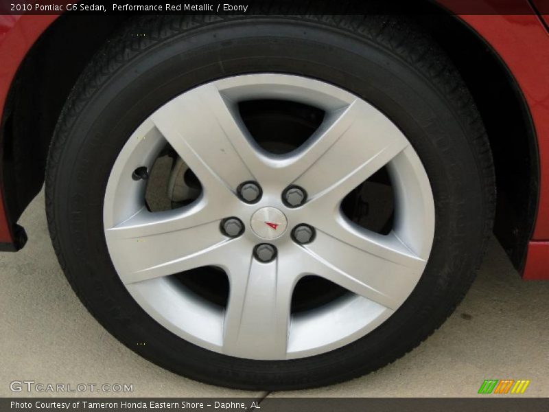Performance Red Metallic / Ebony 2010 Pontiac G6 Sedan