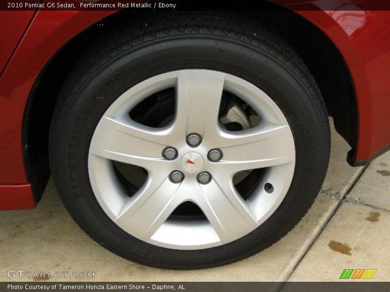 Performance Red Metallic / Ebony 2010 Pontiac G6 Sedan
